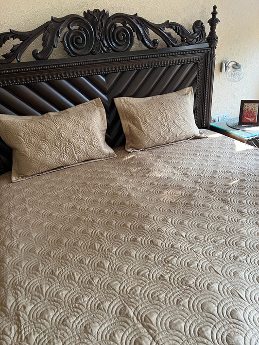 Aurora King Size Quilted Bedcover 3pc Set