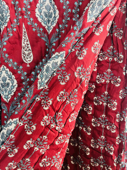 Ajrakh Reversible Quilt