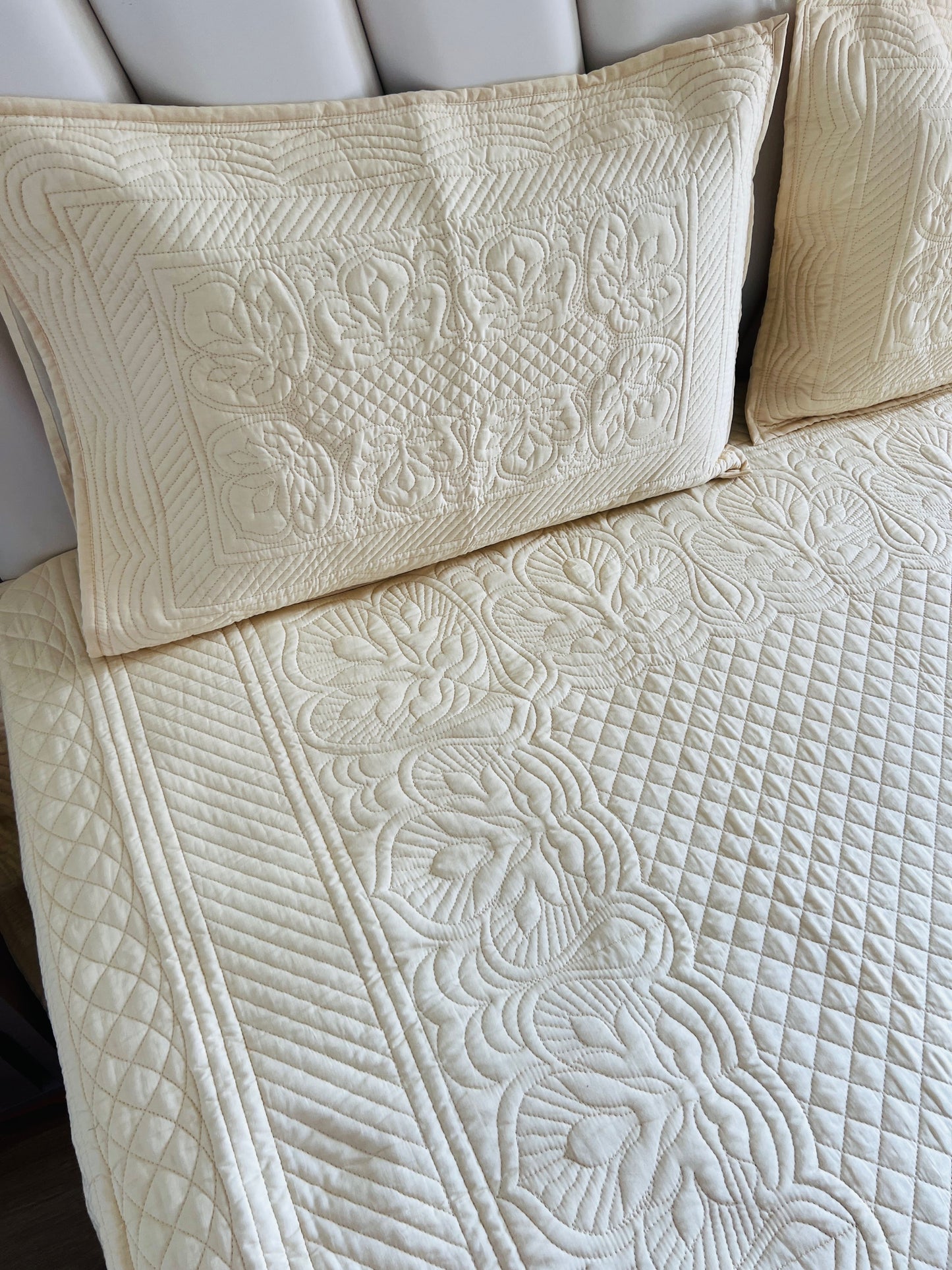 Elegance Quilted Bedcover 3pc Set