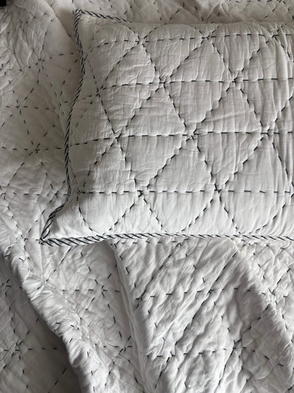 King Size Kantha Bedcover/Quilt