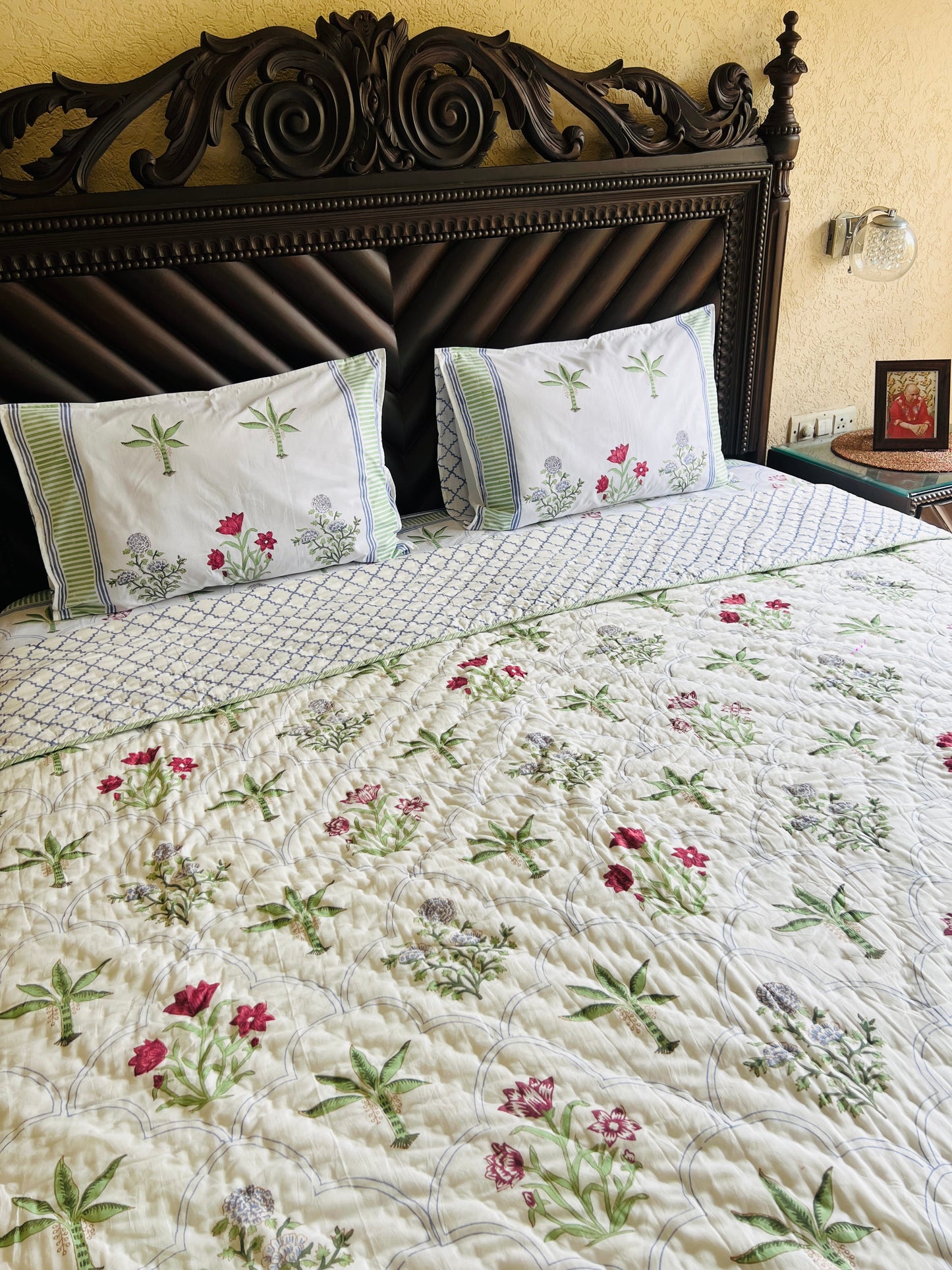 Tulip Jaal Handblock Set