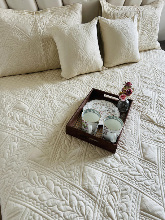Birch Quilted Bedcover 5pc Set