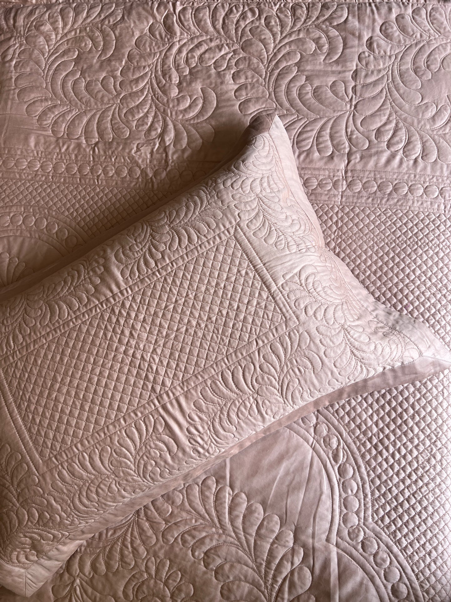 Heritage King Size Quilted Bedcover 3pc Set