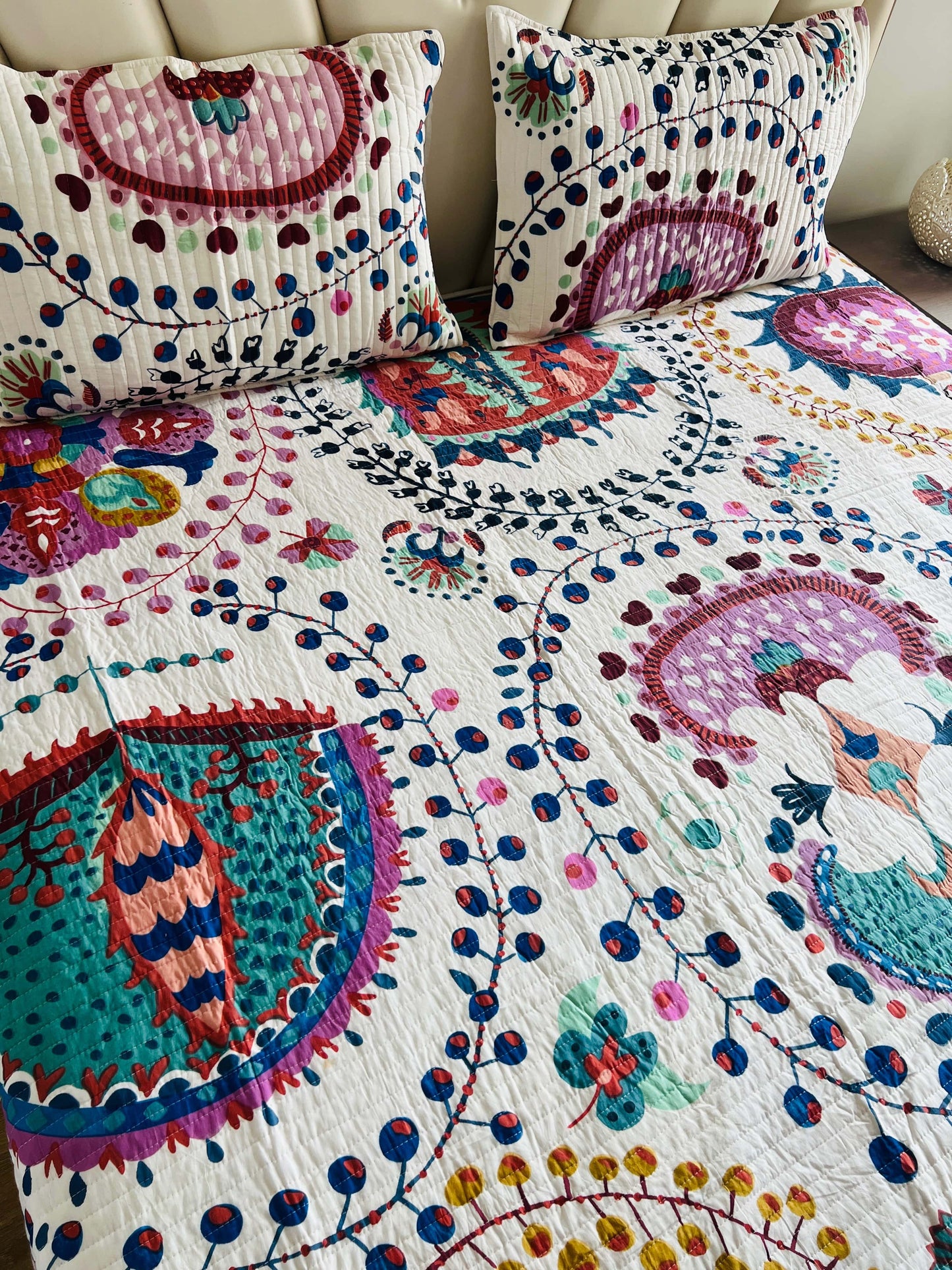 Quilted Bedcover 3pc Set