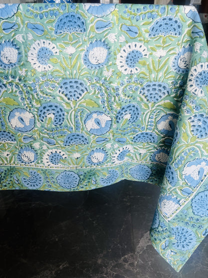 8 Seater Handblock Table Cover