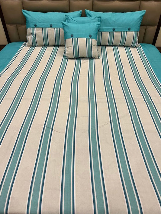 BEDCOVERStripes Non-Quilted Bedcover Set